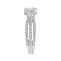 Diamond Engagement Ring in 14K White Gold (Semi-Mount)