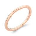 Plain Wedding Band in 14K Rose Gold