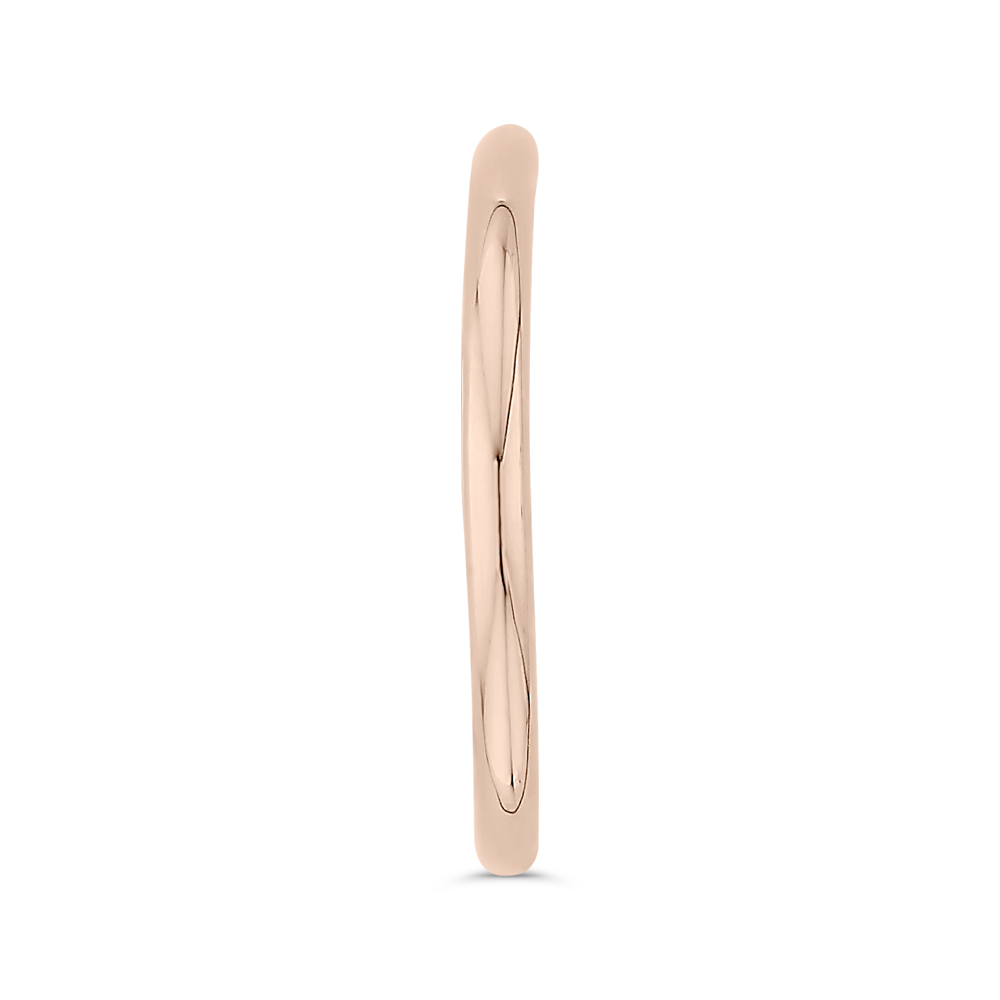 Plain Wedding Band in 14K Rose Gold