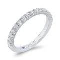 Diamond Half-Eternity Wedding Band in 14K White Gold
