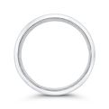 Plain Wedding Band in 14K White Gold