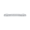 Diamond Half-Eternity Wedding Band in 14K White Gold