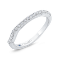 Diamond Half-Eternity Wedding Band in 14K White Gold