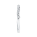 Diamond Half-Eternity Wedding Band in 14K White Gold