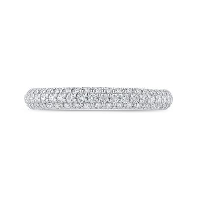 Diamond Wedding Band in 14K White Gold