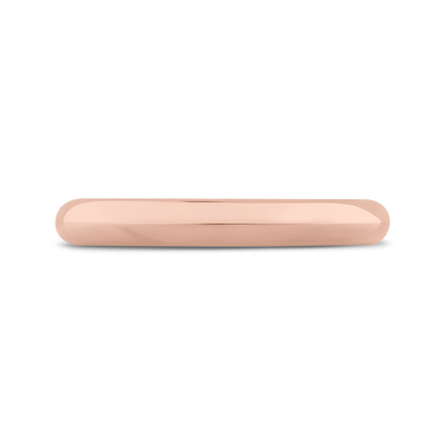 Plain Wedding Band in 14K Rose Gold