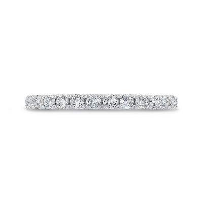 Diamond Wedding Band in 14K White Gold