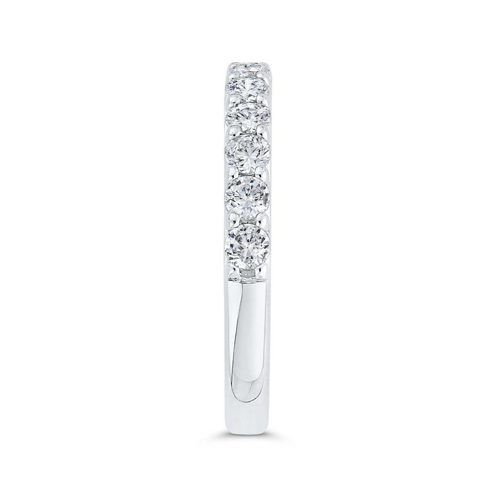 Diamond Wedding Band in 14K White Gold