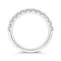 Diamond Wedding Band in 14K White Gold