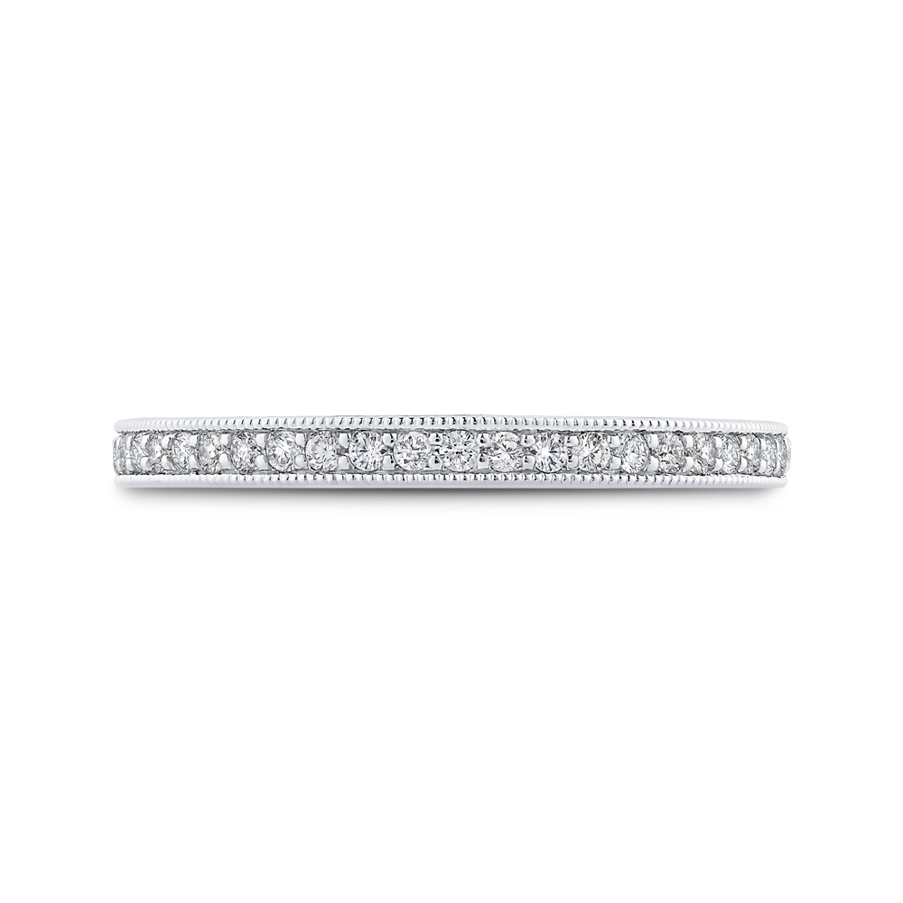 Diamond Wedding Band in 14K White Gold