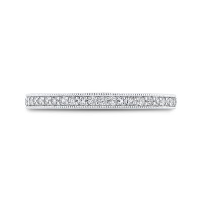 Diamond Wedding Band in 14K White Gold