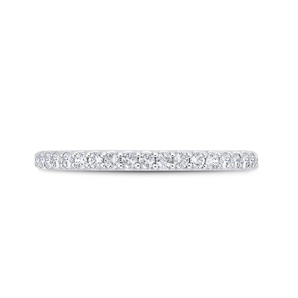 Diamond Wedding Band in 14K White Gold