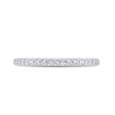 Diamond Wedding Band in 14K White Gold