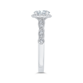 Diamond Engagement Ring in 14K White Gold (Semi-Mount)