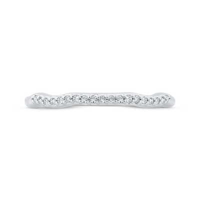 Diamond Wedding Band in 14K White Gold