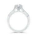 Diamond Engagement Ring in 14K White Gold (Semi-Mount)