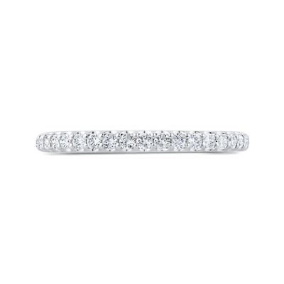 Diamond Wedding Band in 14K White Gold
