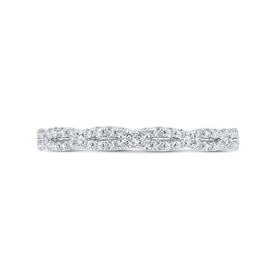 Diamond Wedding Band in 14K White Gold
