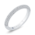 Diamond Wedding Band in 14K White Gold