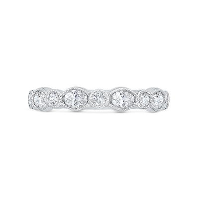 Diamond Wedding Band in 14K White Gold