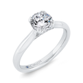 Diamond Engagement Ring in 14K White Gold (Semi-Mount)