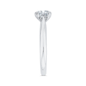 Diamond Engagement Ring in 14K White Gold (Semi-Mount)