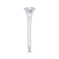 Solitaire Engagement Ring in 14K White Gold (Semi-Mount)