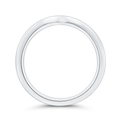 Plain Wedding Band in 14K White Gold