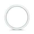 Plain Wedding Band in 14K White Gold