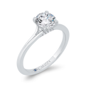 Diamond Engagement Ring in 14K White Gold (Semi-Mount)