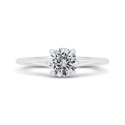 Diamond Engagement Ring in 14K White Gold (Semi-Mount)