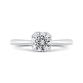 Diamond Engagement Ring in 14K White Gold (Semi-Mount)