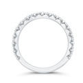 Half-Eternity Wedding Band in 14K White Gold