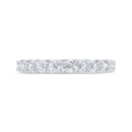 Half-Eternity Wedding Band in 14K White Gold