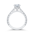 Diamond Engagement Ring in 14K White Gold (Semi-Mount)