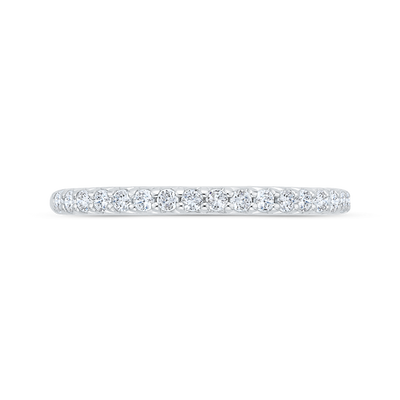 Diamond Wedding Band in 14K White Gold