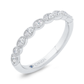 Diamond Wedding Band in 14K White Gold