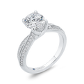 Diamond Engagement Ring in 14K White Gold (Semi-Mount)