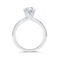 Diamond Engagement Ring in 14K White Gold (Semi-Mount)