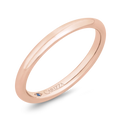 Plain Wedding Band in 14K Rose Gold