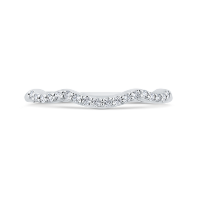 Diamond Wedding Band in 14K White Gold