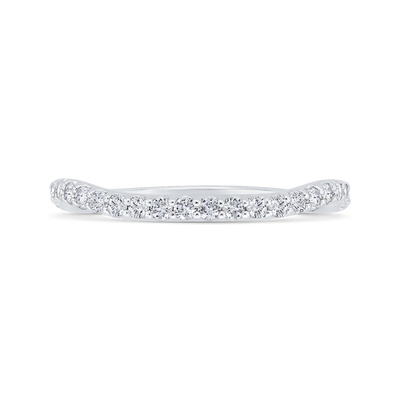 Diamond Wedding Band in 14K White Gold