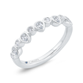 Diamond Wedding Band in 14K White Gold