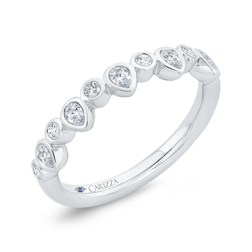 Diamond Wedding Band in 14K White Gold