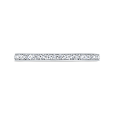 Diamond Wedding Band in 14K White Gold