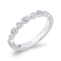 Diamond Wedding Band in 14K White Gold