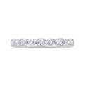 Diamond Wedding Band in 14K White Gold