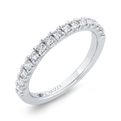 Diamond Wedding Band in 14K White Gold