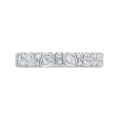 Diamond Wedding Band in 14K White Gold