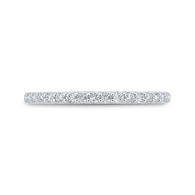 Diamond Wedding Band in 14K White Gold